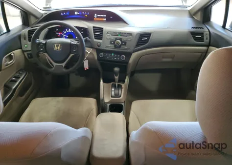 2012 Honda Civic Lx из США, поврежденный, VIN 2HGFB2F57CH587799